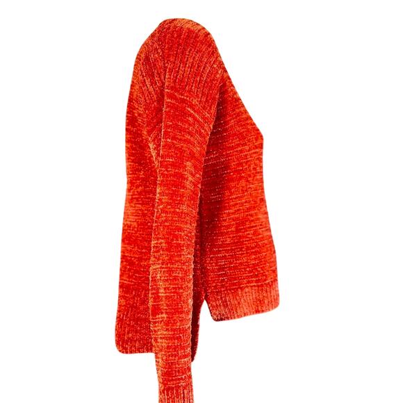 Womens Sweater Size XS Orange Bold Twee Academic Fisherman Ski Outdoors School - Picture 4 of 8